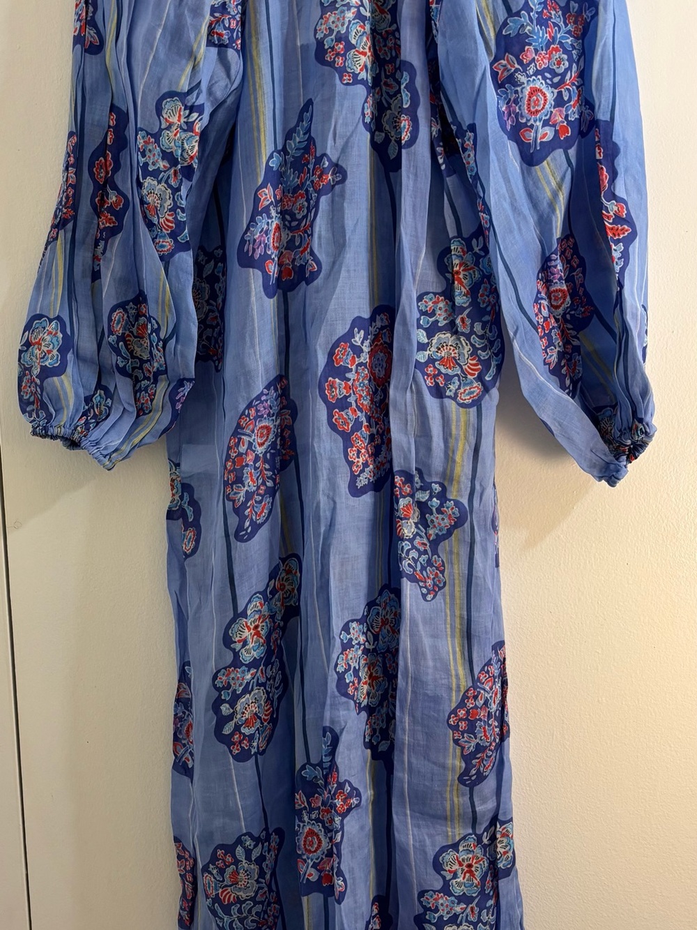 Zara ZW Collection Printed Ramie Tunic Dress, Size XS - Picture 8 of 16